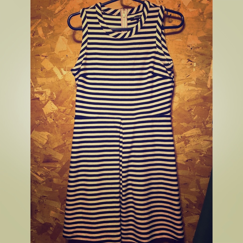 Madewell Black and white striped dress Small - Picture 4 of 6